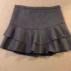 JCrew NWOT ruffle edge wool skirt. Perfect!!